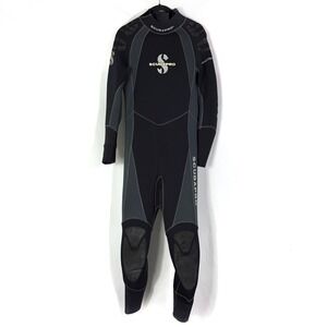 Scubapro Everflex 3/2 Wetsuit Diving Black Grey Front Zip Mens Sz XL
